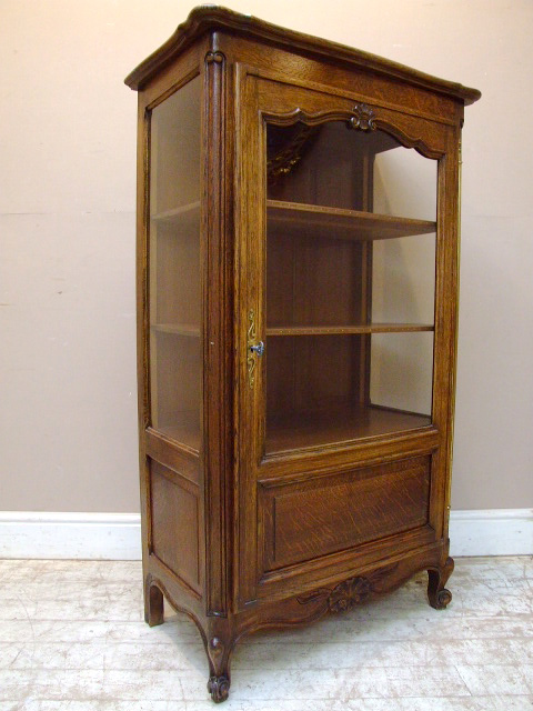 French oak bookcase / display